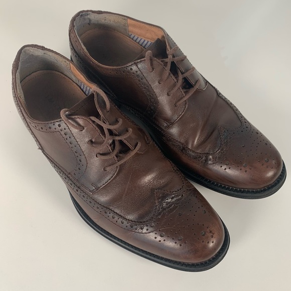 Men’s Brown Dress Shoes Murphy and Murphy Size 9 - Picture 1 of 11